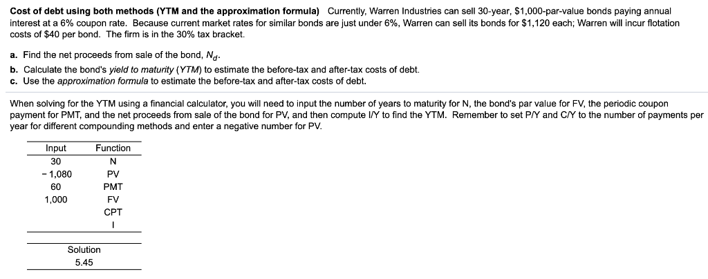 Solved I Can Find The Before Tax Ytm On The Financial Cal Chegg Com