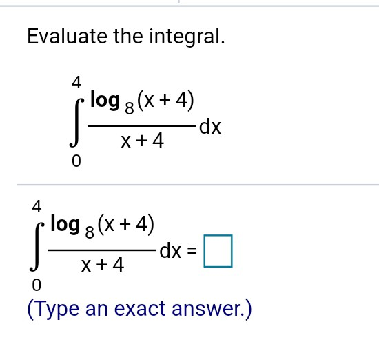 Solved Answer Must Be A Fraction With Ln In It Example