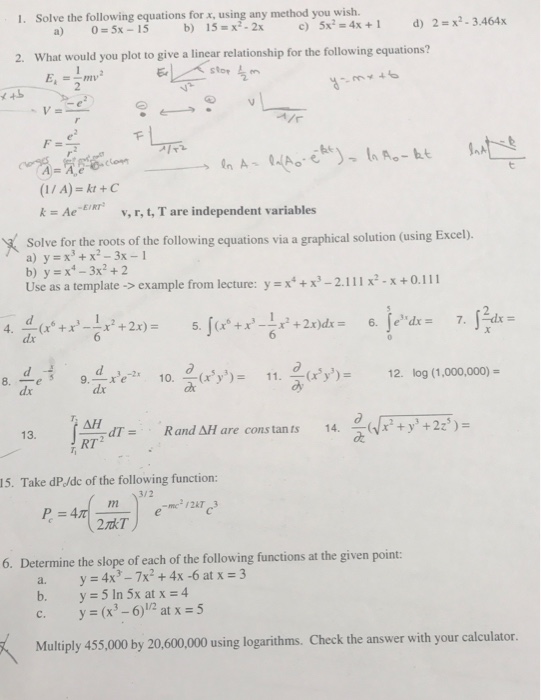 Solve The Equation For X 5x 2 4x 6 Tessshebaylo