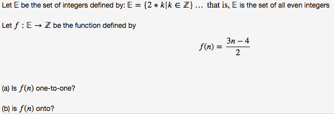 Solved Let E Be The Set Of Integers Defined By E 2 Klk