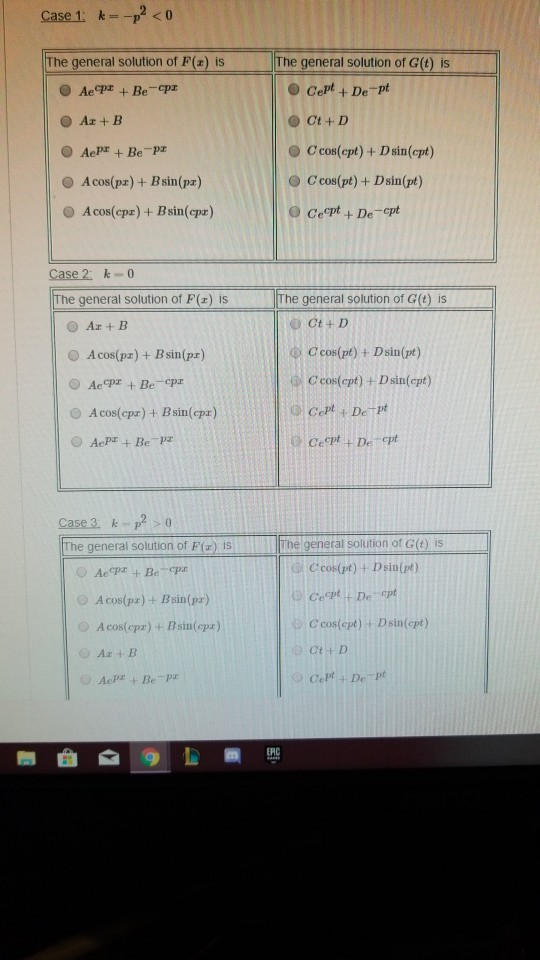 Solved Consider The Wave Equation 0122 Where E Is A Pos Chegg Com