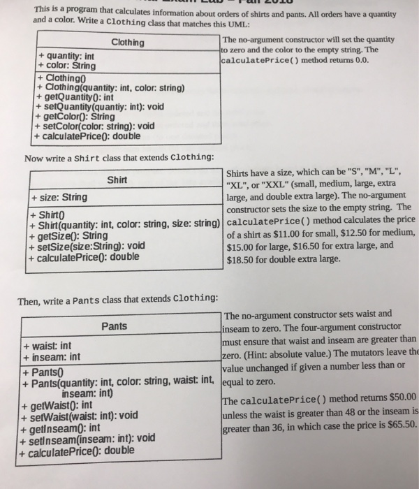 xl size in number pants