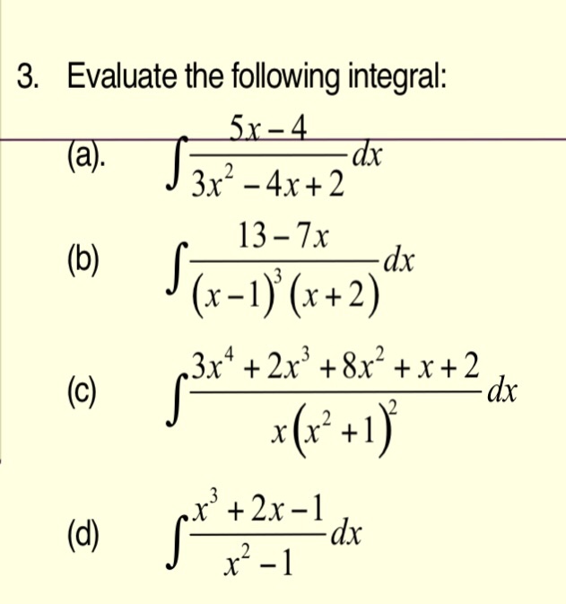 Найти интеграл dx 3x 2