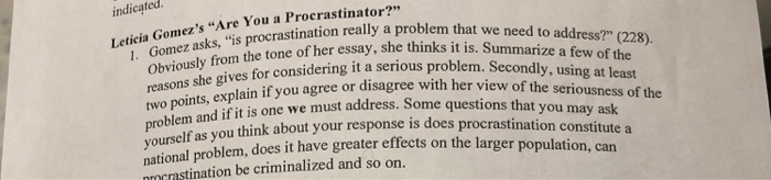 Solved Are You A Procrastinator By Leticia Gomez In This Mediafafaaadadab Essay On Terrorism In English also Best Business Plan Writers Nyc Personal Essay Thesis Statement