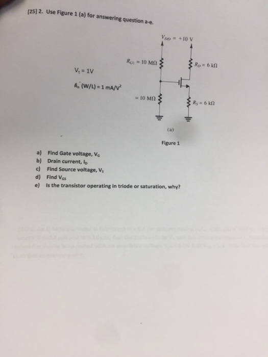 Solved 25 2 Use Figure 1 A For Answering Question A Chegg Com