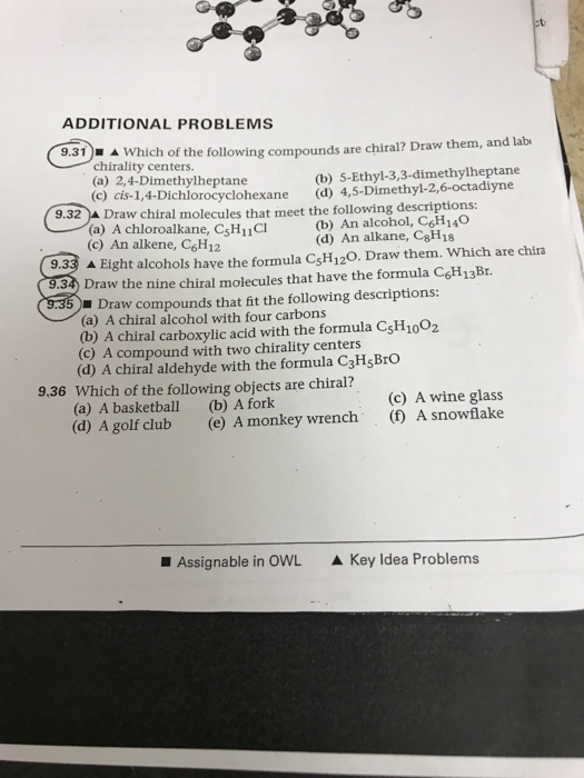 Solved Additional Problems Lhic Othe Following Compounds