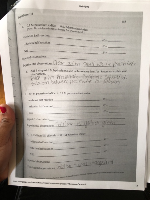 Redox reaction worksheet with answers pdf picture