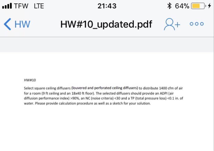 Solved Itfw Lte 21 43 Hw Hw 10 Updated Pdfr Hw