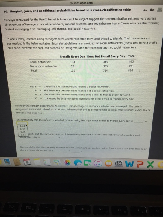 Conditional probability algebra 2 homework answers picture