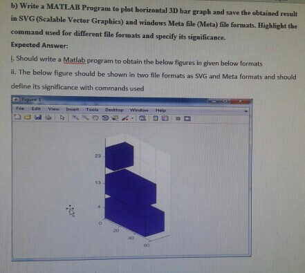 Download B Write A Matlab Program To Plot Horizontal 3d Ba Chegg Com