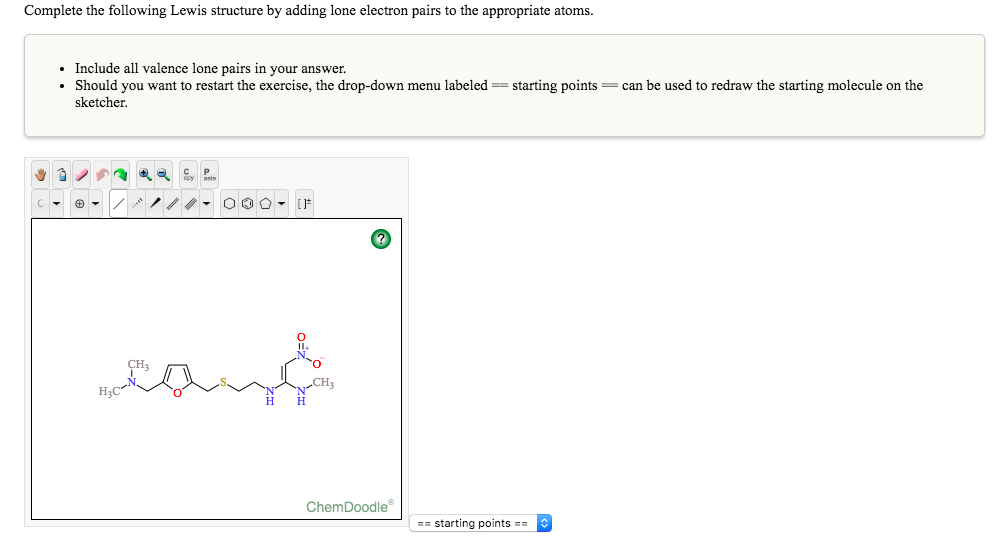 Plete The Following Lewis Structure Adding Lone Chegg 