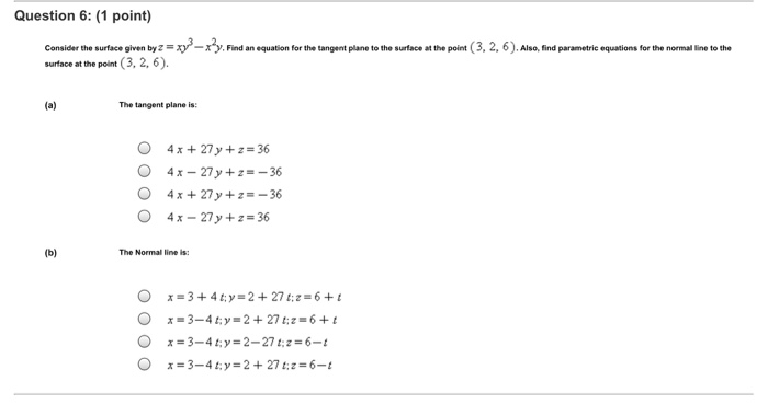 Consider The Surface Given By Z Xy 3 X 2y Find Chegg Com