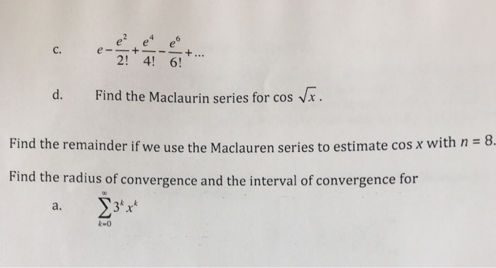 Solved: MATH 123 Final Exam Questions Solve The Following ... | Chegg.com