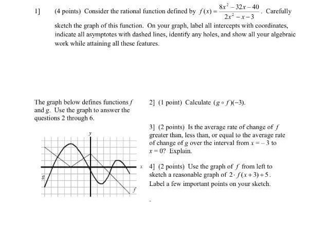 Solved 8x2 32x 40 2xx 3 4 Points Consider The Rational F