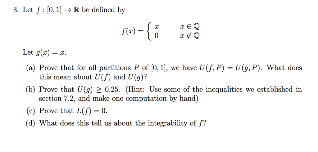 Solved 3 Let F 0 1r Be Defined By Let Gx A Prove Chegg Com