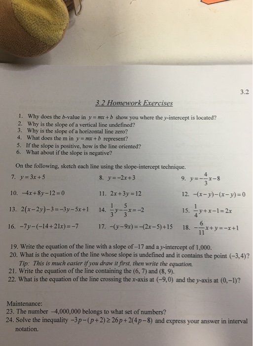 Solved 3 2 3 2 Homework Exercises 1 Why Does The B Value Chegg Com