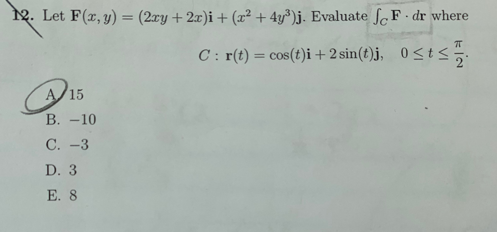 Solved Let F X G 2cy 2c I 4y J Evaluate Jf Dr Where C Chegg Com