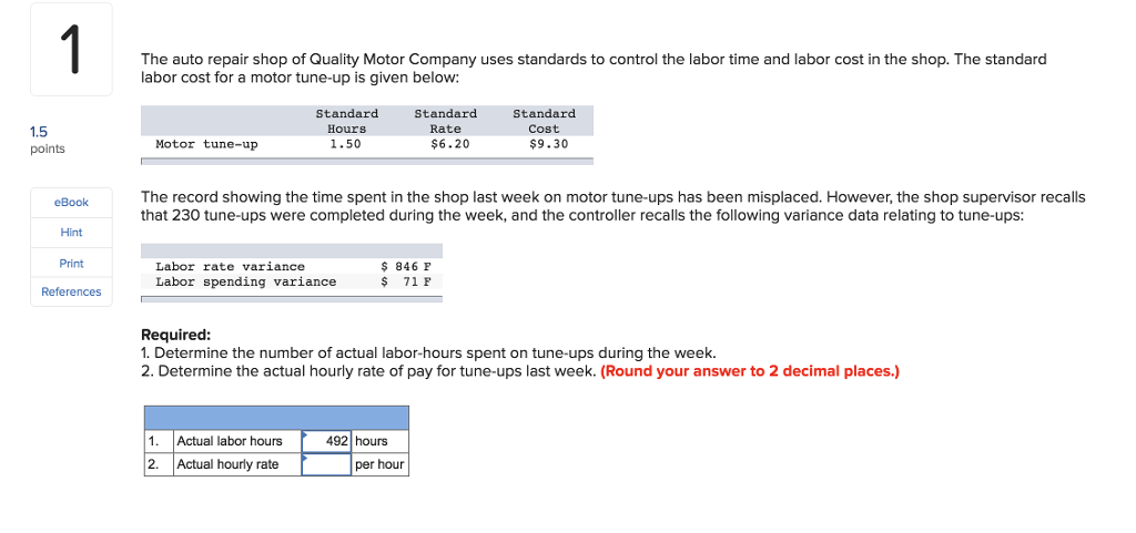Tune Up Cost >> Solved He Auto Repair Shop Of Quality Motor Company Uses Tune Up Cost >> Solved He Auto Repair Shop Of Quality Motor Company Uses