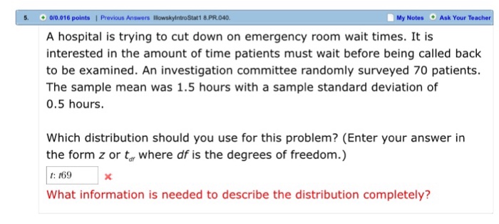 Solved 5 0001 6 Points A Hospital Is Trying To Cut D