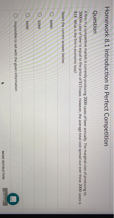 A firm in a perfectly competitive market image