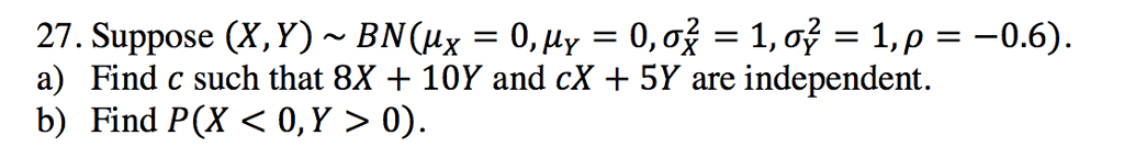 Solved 27 Suppose X Y Bn Hx O M 0t 1 야 1 R Chegg Com