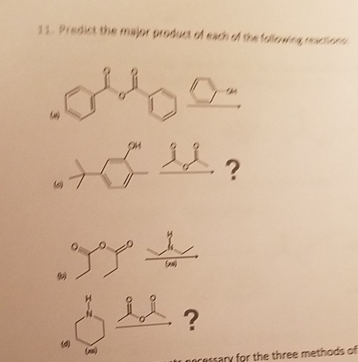 11, Prediui the major prosus n eac t Seeon esn 2 2 errary for the three methods otf
