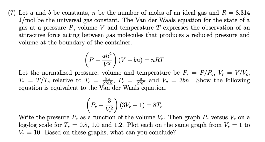 Solved 7 Let A And B Be Constants N Be The Number Of M Chegg Com