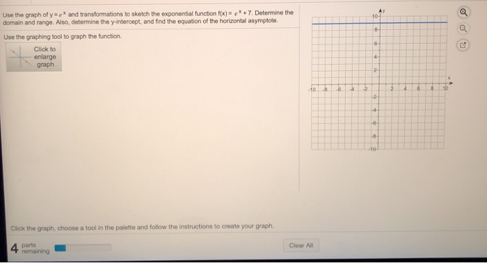 Solved Use The Graph Of Y E And Transformations To Sketch Chegg Com