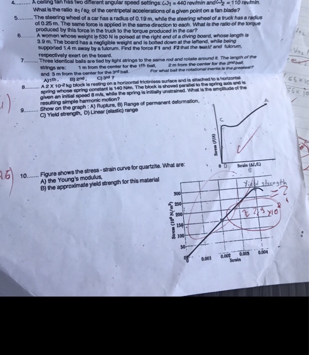 Solved A Ceiling Fan Has Two Different Angular Speed Sett