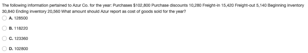 The Following Costs Pertain To Den Co S Purchase Of Chegg 