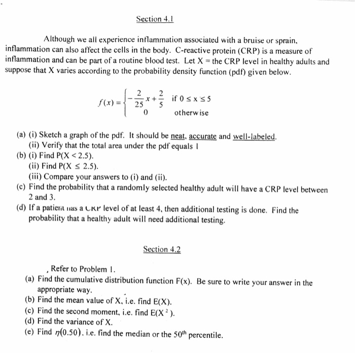 Solved Section 4 Although We All Experience Inflammation