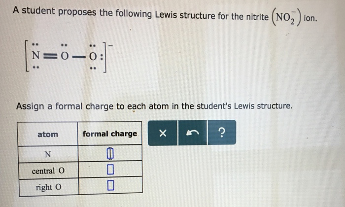 Solved A Student Proposes The Following Lewis Structure F Chegg Com