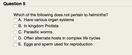 Solved Question 5 Which Of The Following Does Not Pertain To | Chegg.com Solved Question 5 Which Of The Following Does Not Pertain To | Chegg.com
