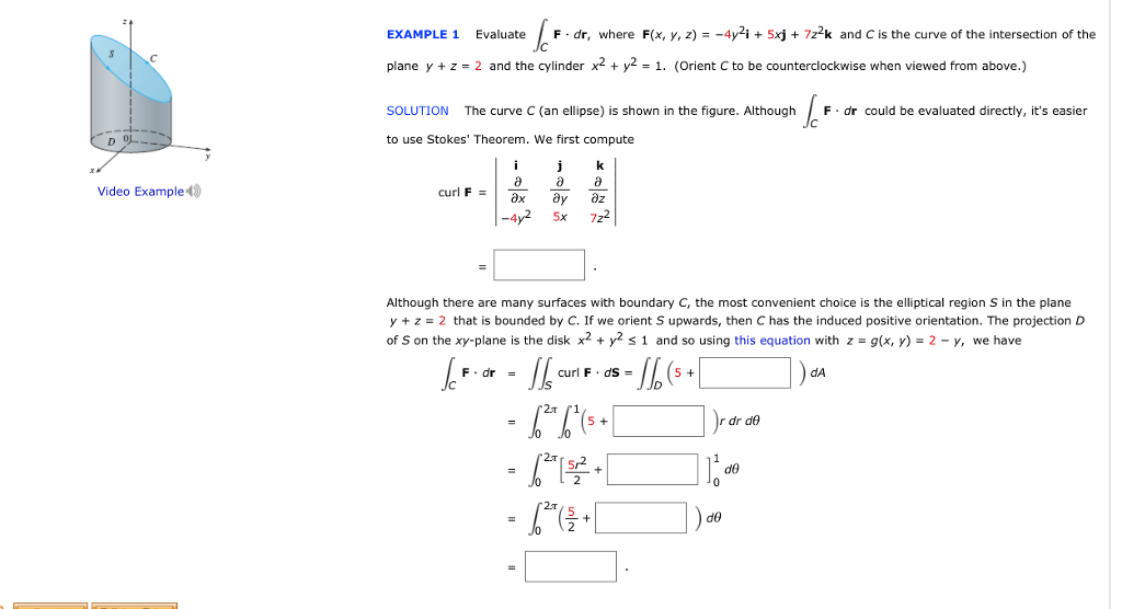 Solved Example 1 Evaluatef Dr Where F X Y Z 4y2i 5 Chegg Com