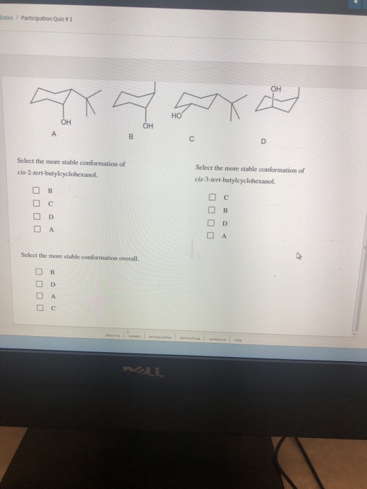 Select The More Stable Conformation Of Cis 2 Tert Butylcyclohexanol 84+ Pages Explanation [1.2mb] - Updated 2021 