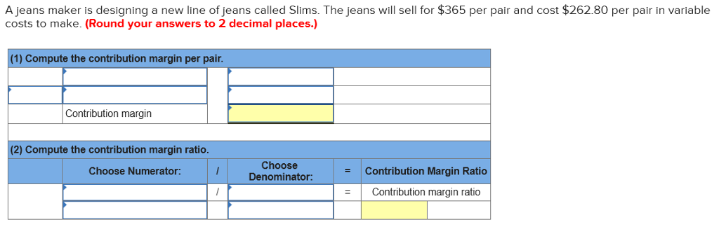 Solved A jeans maker is designing a new 