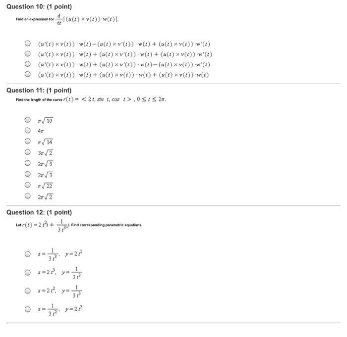 Solved Find An Expression For D Dt U T Times V T M Chegg Com