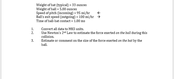 typical bat weight