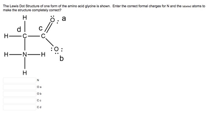 glycine amino acid structure