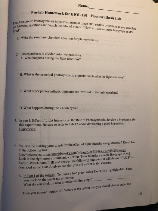Biology 1107 lab manual answers