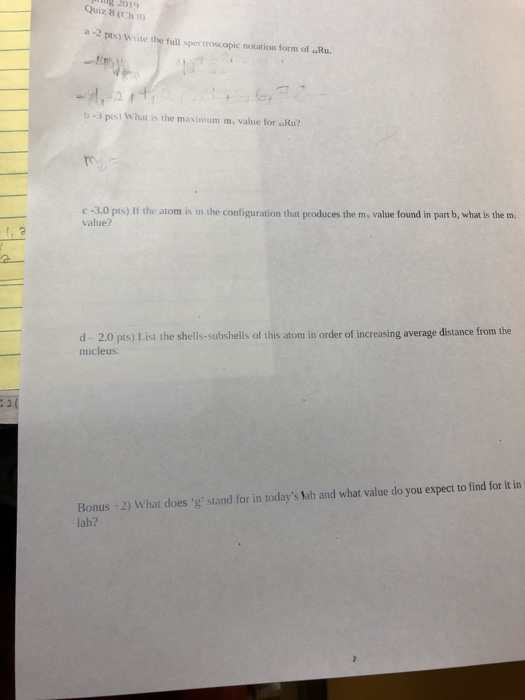 8 201 Quiz Ch A 2 Pts Write The Full Spect Chegg 8 201 Quiz Ch A 2 Pts Write The Full