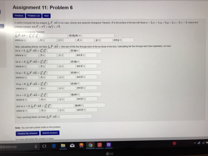 Solved Assignment 11 Problem 6 Previous Problem List Nex Chegg Com