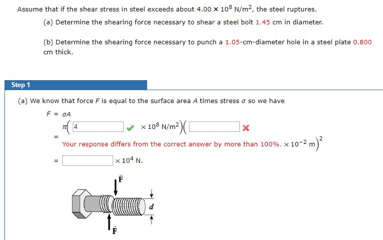 So We Know Students Are Stressed Out >> Solved Assume That If The Shear Stress In Steel Exceeds A So We Know Students Are Stressed Out >> Solved Assume That If The Shear Stress In Steel Exceeds A