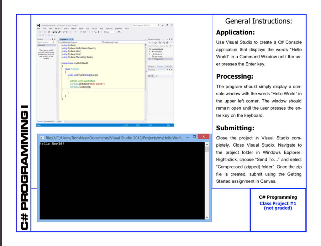 Solved Application Use Visual Studio To Create A C Console Chegg Com