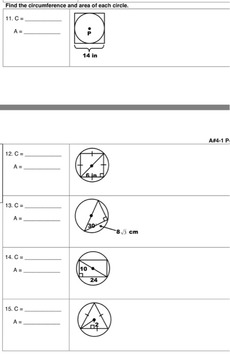 Lesson 1 homework practice circumference answers key page 119 picture