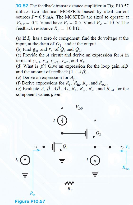 sedra and smith microelectronic circuits 6th edition