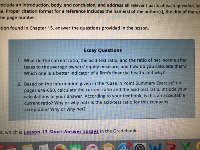 Solved Include An Introduction Body And Conclusion And Chegg Com