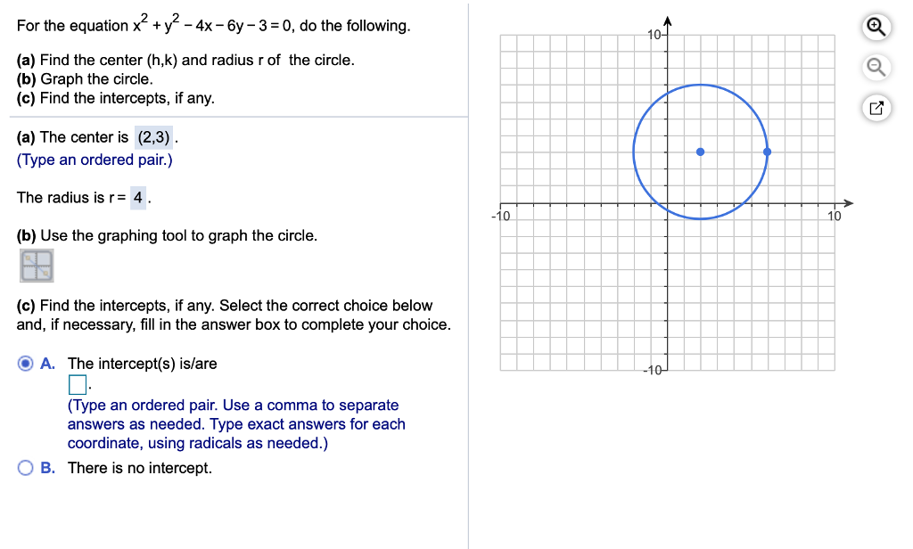 For The Equation X2 4x 6y 3 0 Do The Following Chegg Com