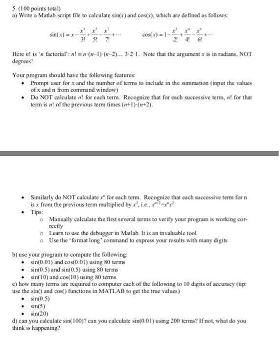 Write a matlab program to plot function y cos x picture