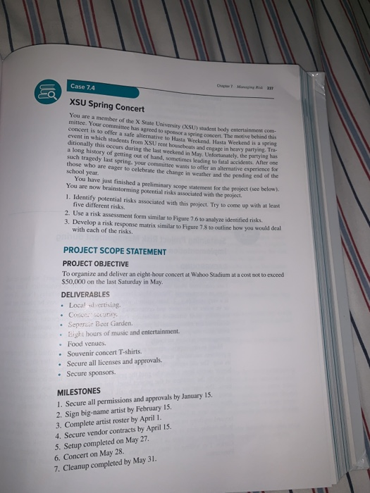 Xsu spring concert case study 08 picture